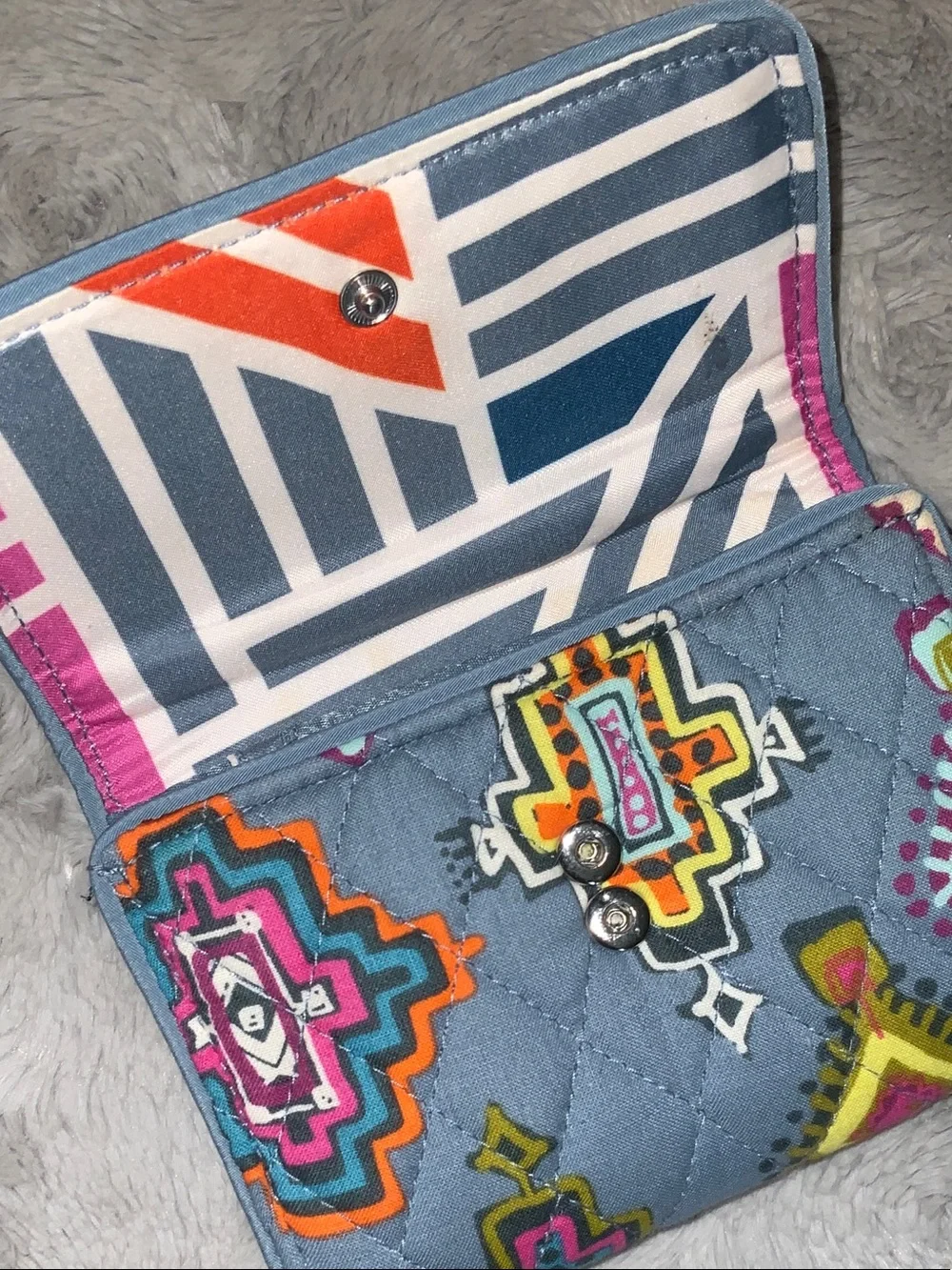 Vera Bradley Quilted  Pattern Crossbody Bag&wallet - Picture 15 of 16